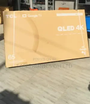 Smart TCL C645 UHD 65 Inches Glossy QLED Black Tv