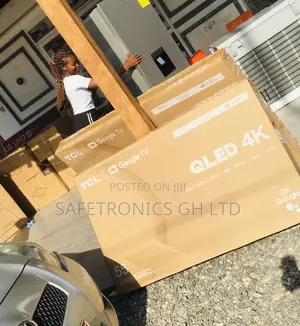 Glossy QLED TCL C645 TCL 55 Inches Smart UHD Black Tv