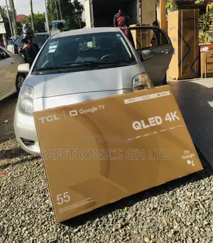 55 Inches Glossy TCL Qled Smart UHD C645 Black HDR Tv