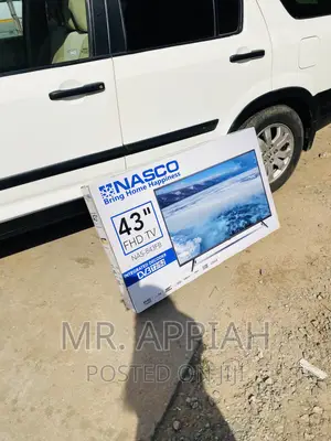 Affordable Nasco 43” Digital Satellite Electric Tv(Black)