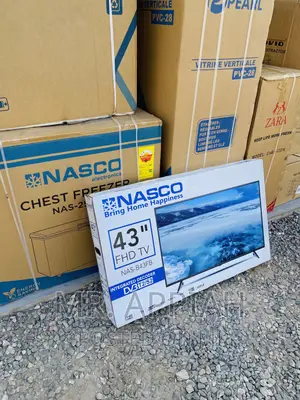 Fabulous Nasco 43” Digital Satellite Electric Led Tv(Black)