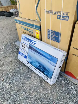 Nasco 43 Inch Digital Satellite Electric Led Tv(Black).