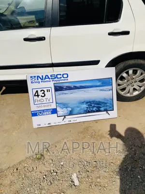 Energy Saving Nasco43” Digital Satellite Electric Tv(Black)