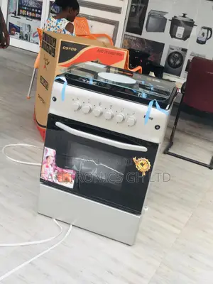 Ferre 60x60 Oven With Grill 4 Gas Cooker Sliver Cooker