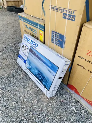 Top Notch Nasco 43” Digital Satellite Electric Tv(Black)