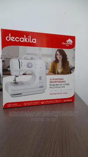 Decakila Kutt031w Mini Sewing Machine Electricity Battery