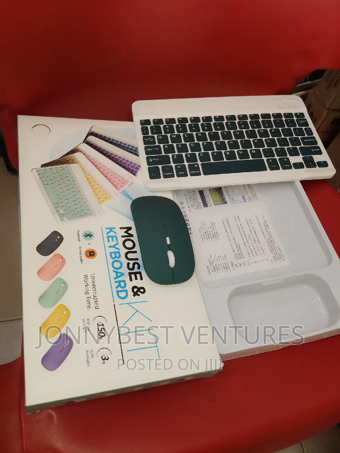 Portable Bluetooth Keyboard and Mouse