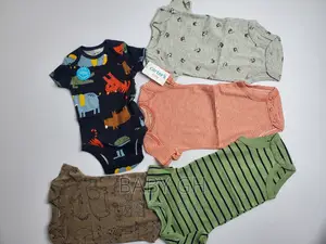 5 Piece Set Carter's Baby Short Sleeve Bodysuits