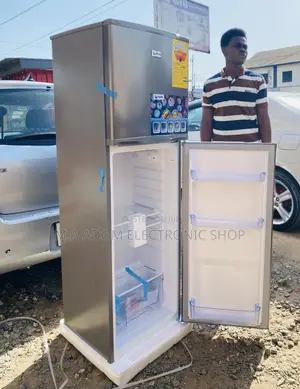Affordable Pearl PF-270 Ix Double Door Electric Fridge(Gray)