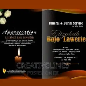 Funeral Brouchurea