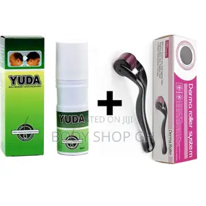 Baldness, Hairloss and Receding Hairline Pack [Yuda +Roller]