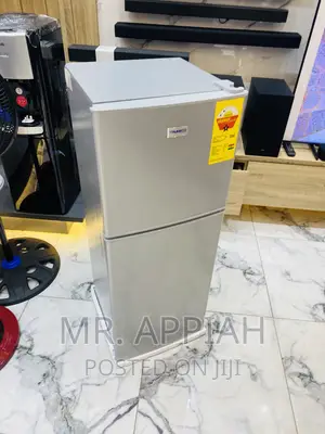 Solid Nasco Double Door Electric Fridge(Nasf2-13)Gray.