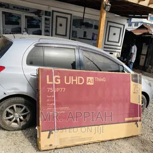 Nicely Designed LG 75up7750 75” Real Uhd Smart Tv(Black)