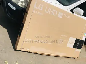 Electric Black LG UR80 Smart UHD Glossy LED 70 Inches