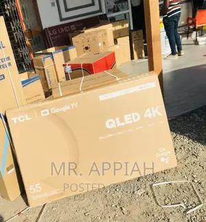 Low Energy Saving TCL 55c645 55” Ultra HD Qled Smart Tv.