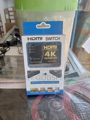 HDMI Switch 3 to 1 With IR Cable and Remote