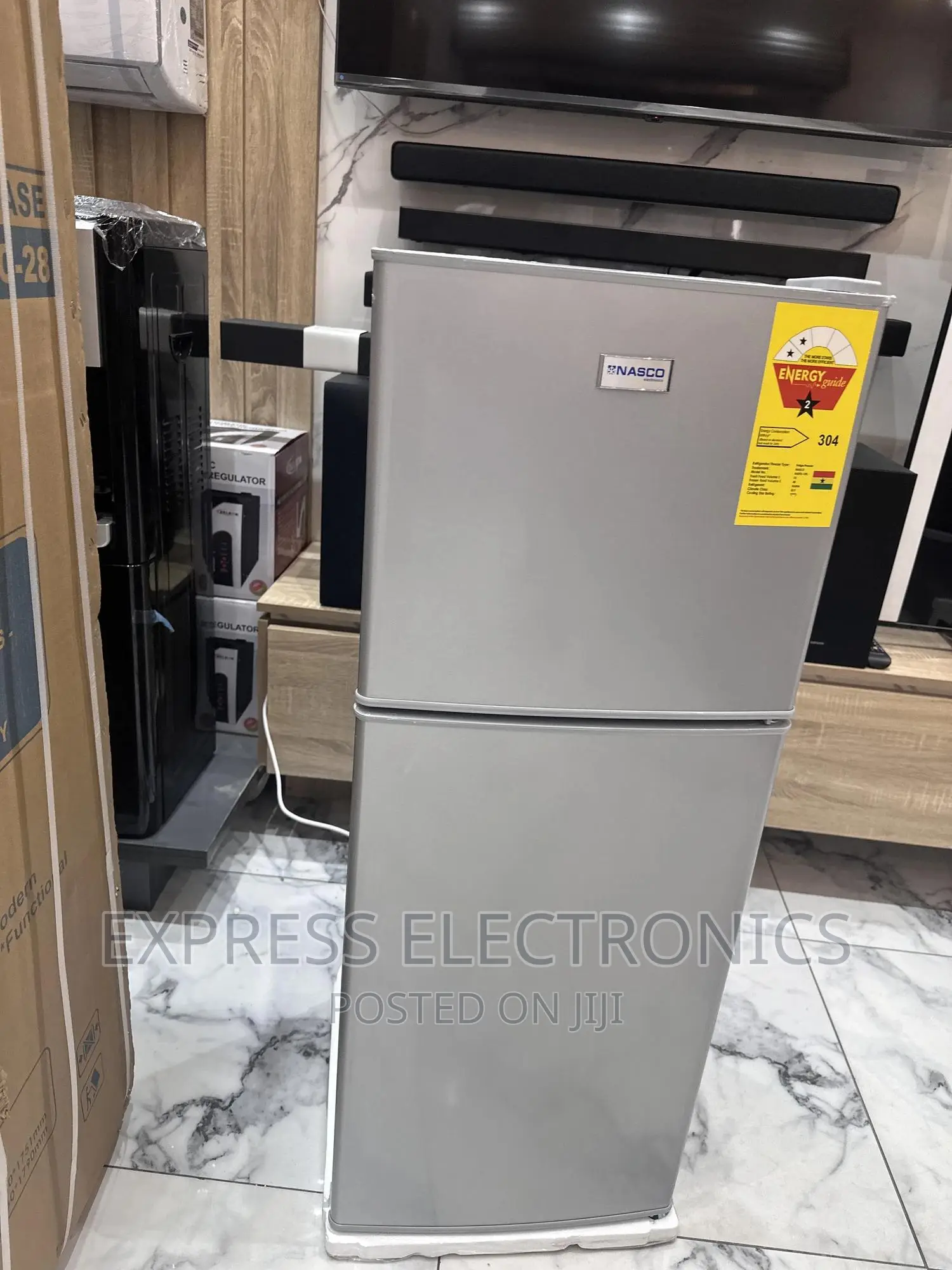Nasco Double Nasf2-13 Fridge Grey Fast Cooling