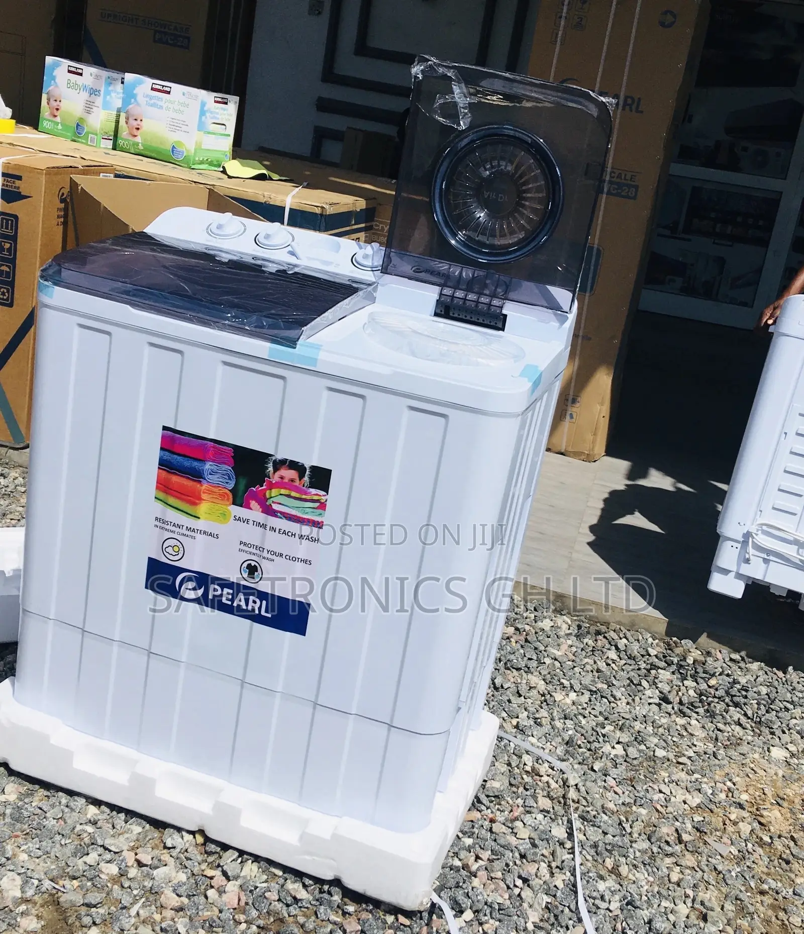 Semi-Automatic Pearl 12kg Washingmachine Topload Twintub