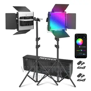 Neewer 2 Pack Rgb660 Led Video Light Kit (On Sale)