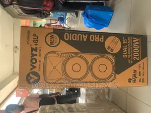 VOYZ DUAL 15inchs(2x15)Speakers Rechargeable
