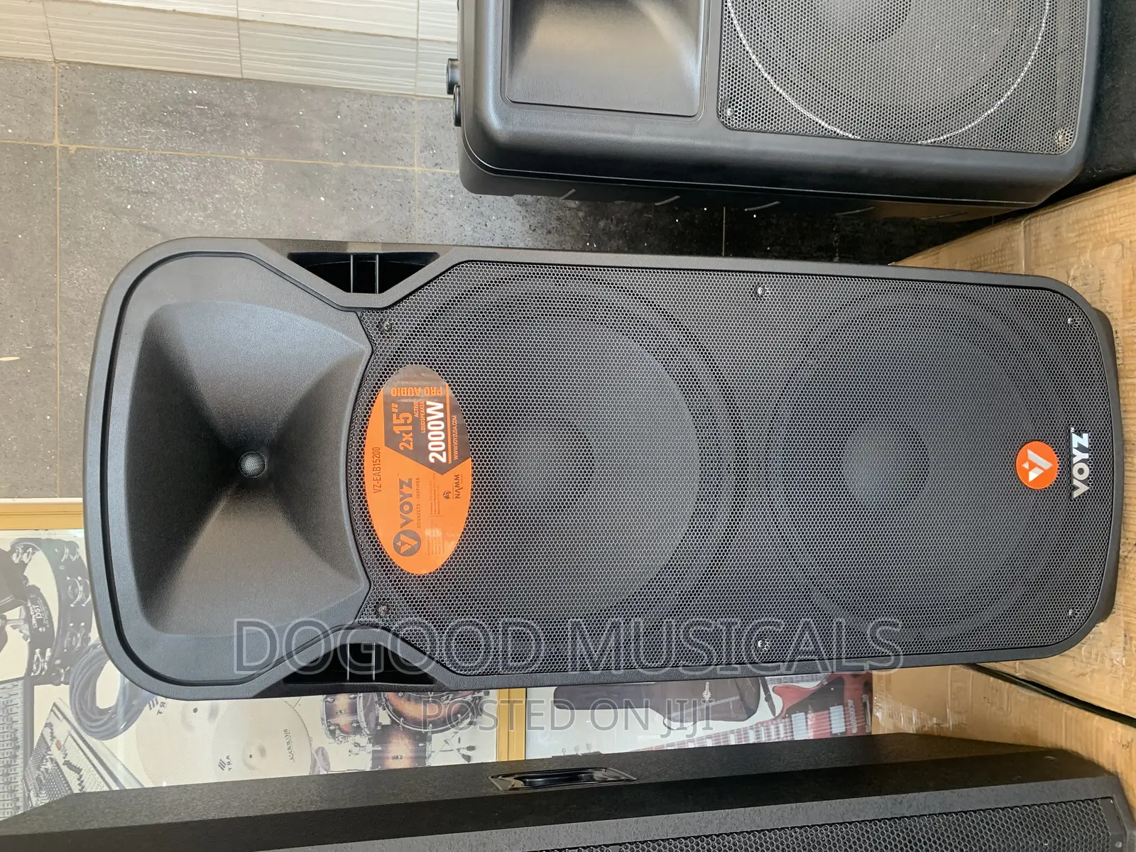 VOYZ DUAL 15inchs(2x15)Speakers Rechargeable