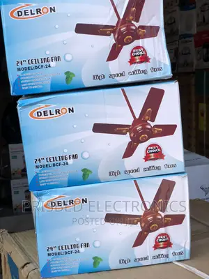 Delron 24" Ceiling Fan (Short Blade)