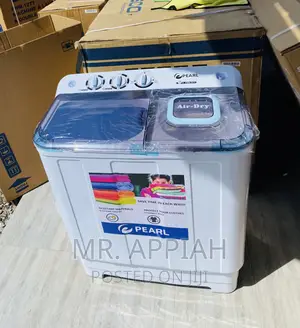 New in Box Pearl 7kg Spin/Dry Electric Washing Machine.