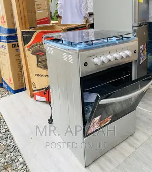 Well Designed Ferre 50x55 Oven and Grill 4 Gas Burner(Gray)