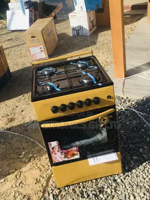 Grab 4 Gas Cooker Oven With Grill 50x50 Gold Volcano