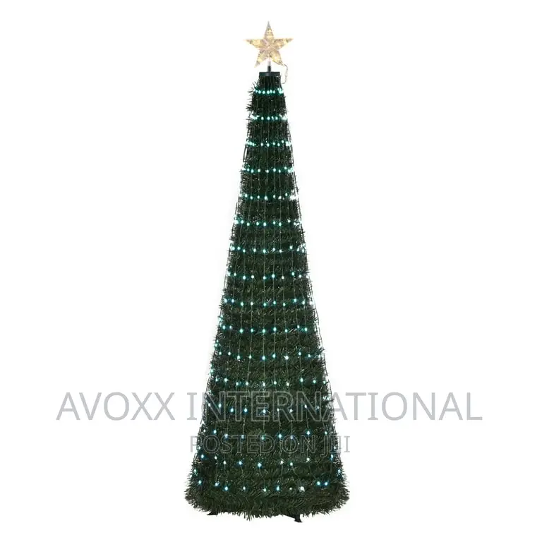 6FT Pre-Lit Christmas Tree, Multi-Color RGB LED Light