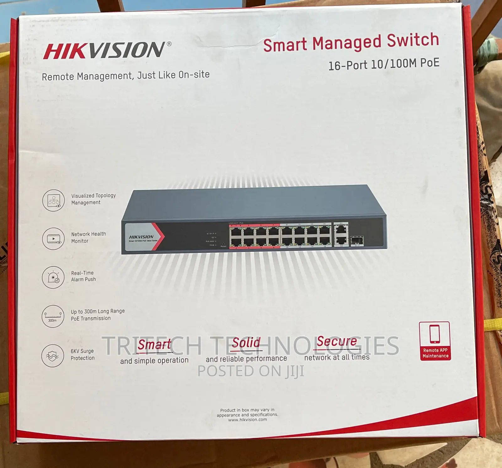 Hikvision 16port Fast Ethernet Managed Poe Switch +Sfp