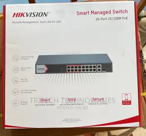 Hikvision 16port Fast Ethernet Managed Poe Switch +Sfp