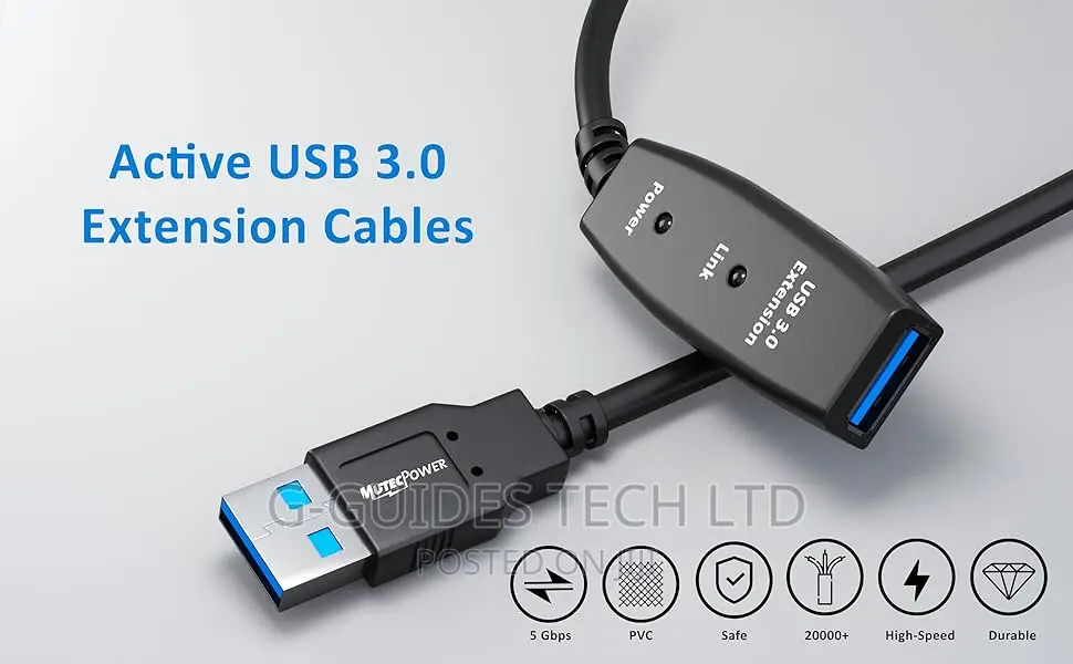 20m Usb 3.0 Active Extension Cable, 20m 3.0 Extension Cable