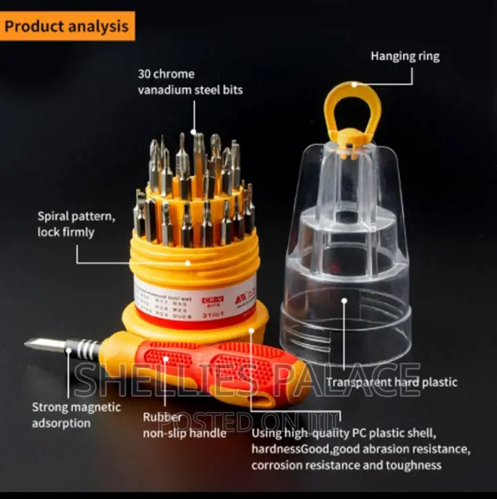 Hand Tool 31pcs Screwdriver Kit Small Mini