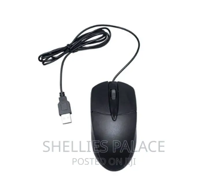 Capo Durable USB Wired Mouse Black