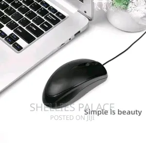 Capo Durable USB Wired Mouse Black
