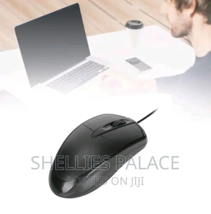 Capo Durable USB Wired Mouse Black