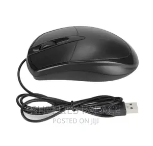 Capo Durable USB Wired Mouse Black