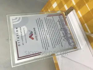 Citation and Award Frame