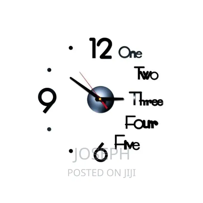 3d Wall Clock Type 1