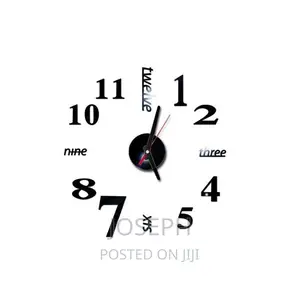 3d Wall Clock Type 3