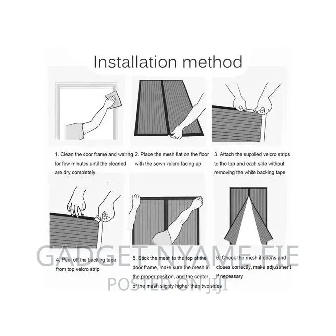 New MAGIC Magnetic Insect Door Net Screen /Curtain-2.1m*0.9m