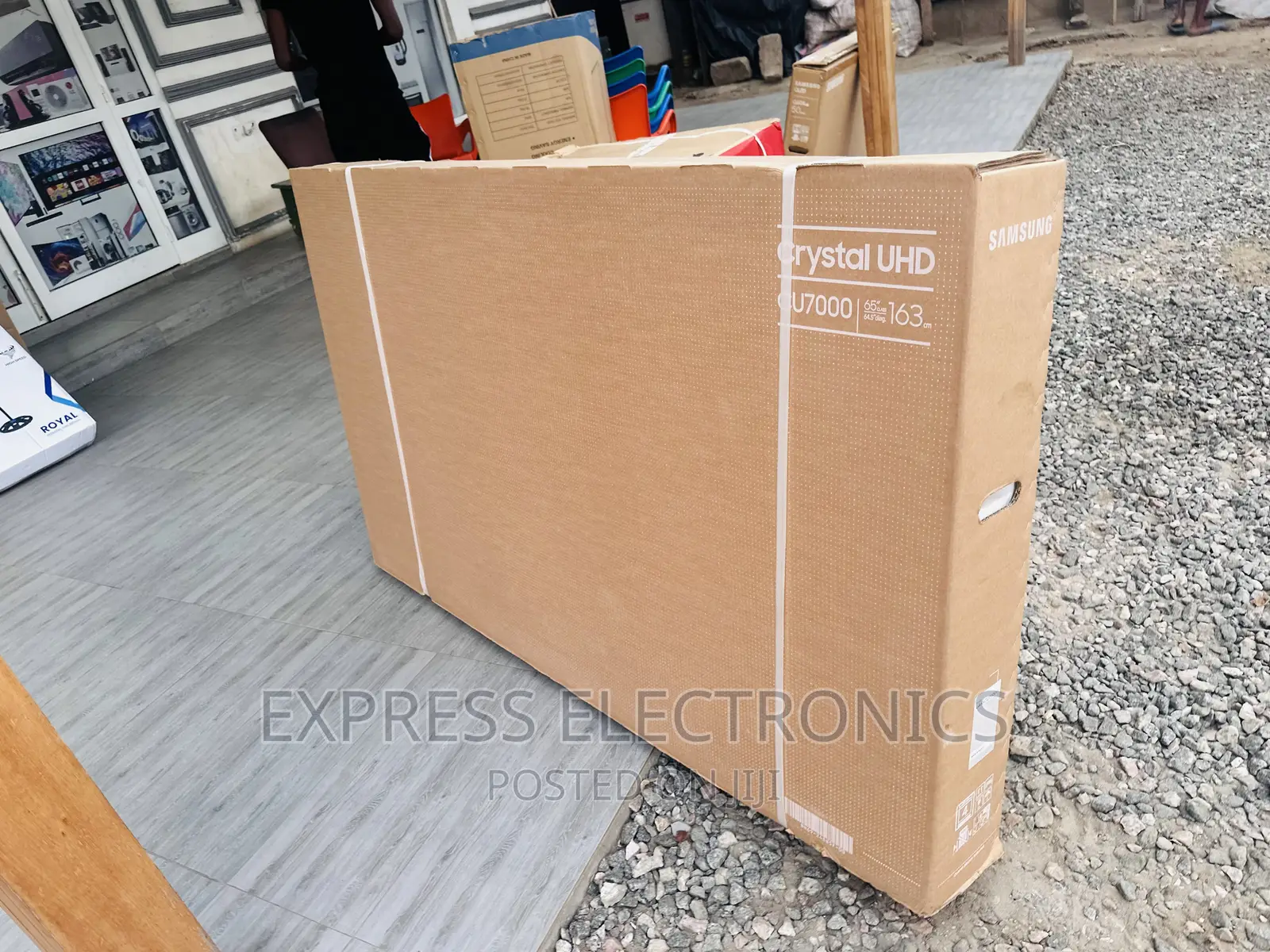 Google Assistant 65”Cu7100 UHD Smart Samsung Tv A