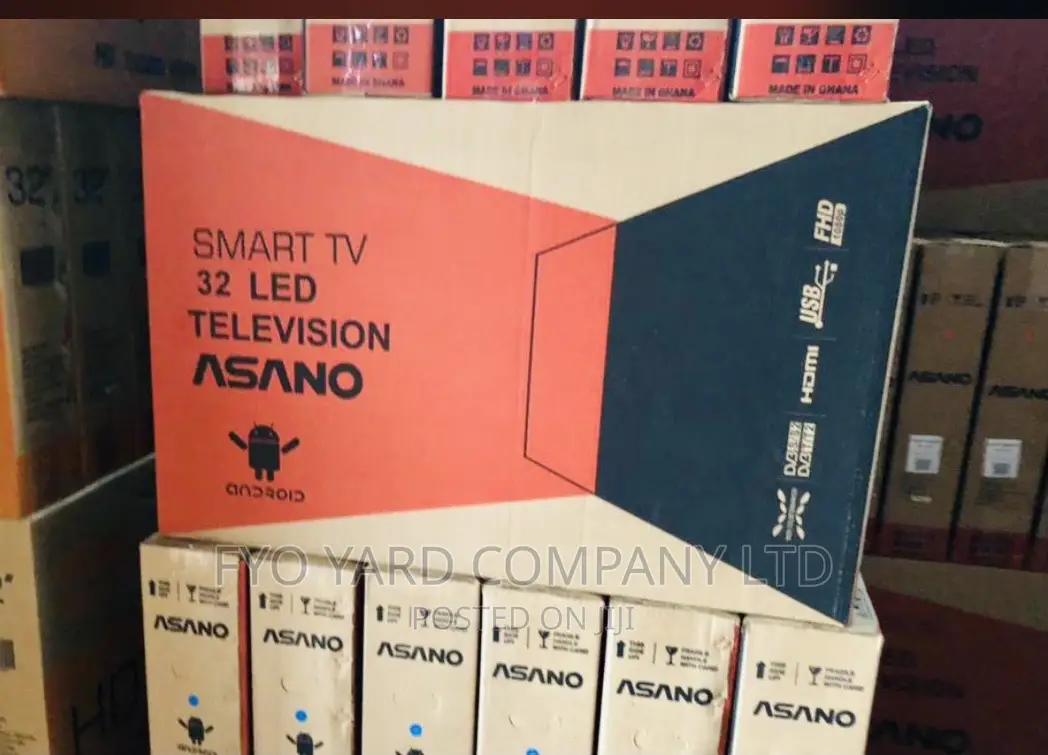 Asano 32" - Smart Android Tv - Frameless Screen Led Tv