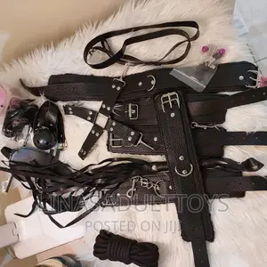 10 Pieces Bondage Set Black
