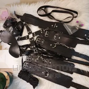 10 Pieces Bondage Set Black