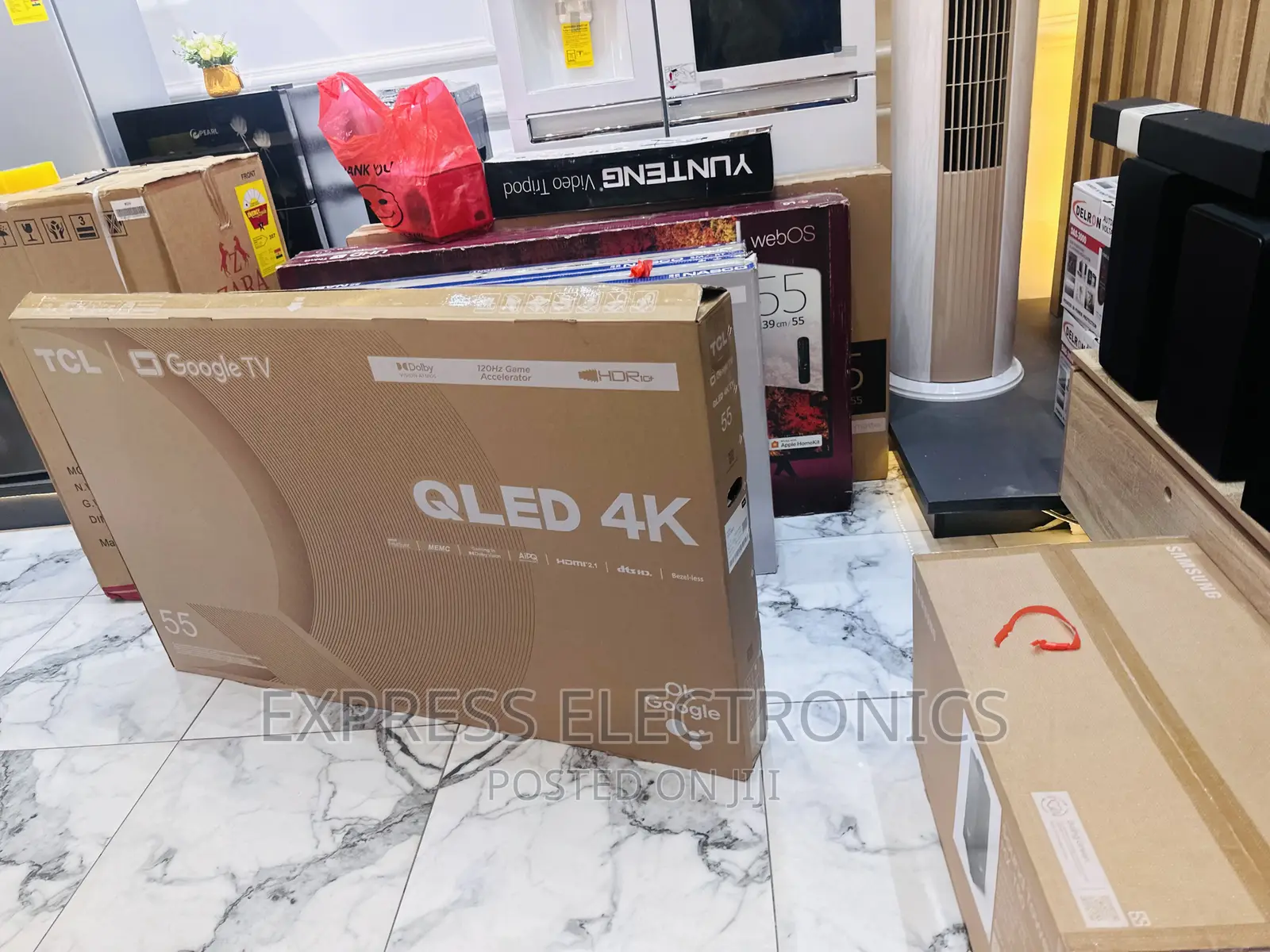 55C645 QLED UHD Android  TCL Tv.,