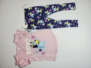 2 Piece Set Bluey Girls Outfit