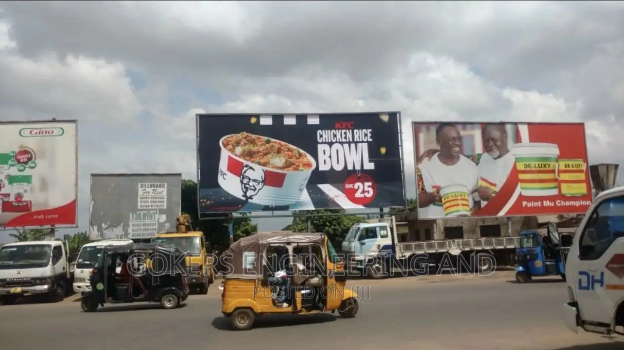 Billboard For Rent In Accra, Kumasi, Tarkoradi, Ho Etc