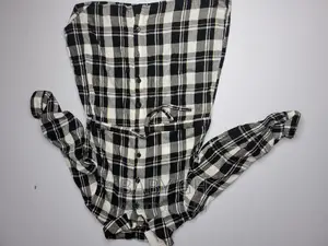 George Girls Black and White Straight Dress
